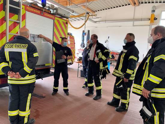 Übung der Atemschutzgeräteträger der Freiwilligen Feuerwehren der Großgemeinde Löhnberg